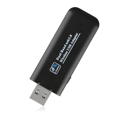 1200 Mbit/s langaton USB WIFI -sovitin 802.11AC Dual Band 2,4 G ja 5,8 G langaton