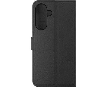Defence-Folio Case Samsung Glaxy A56 Black-Mobiletui i skinnimitasjon til Galaxy A56-Telecom accessories-Mobildeksler og lommebøker