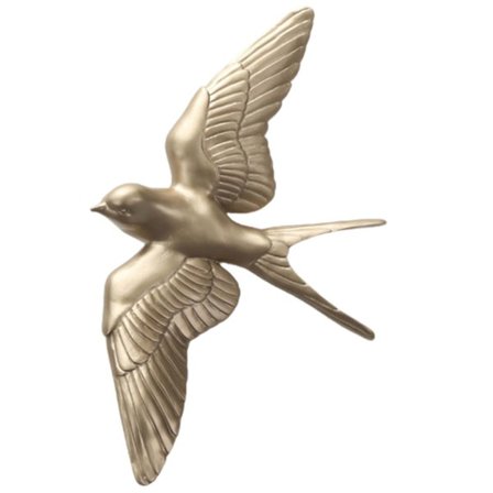 3D Swallow Väggmonterad Pendel Fashionabla dekorativa rekvisita för väggentré