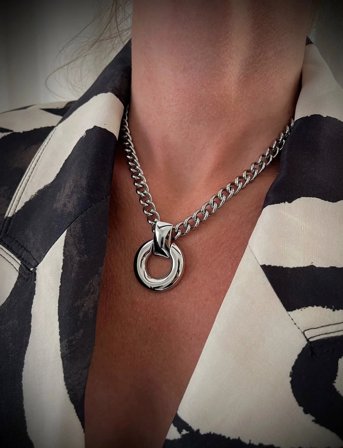 Bud to rose Studio Necklace Silver - Silver - ONE SIZE