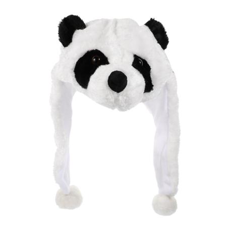 1 stk. Tegneserie Panda Hat Fint Hudvenligt Performance Hat Klæd Dig Op PropSort40X25X20CM Black 40X25X20CM
