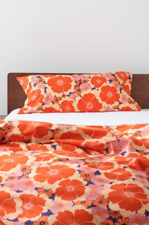 Jotex - Putetrekk 50x90 Cm Økologisk Oransje - FRIDA - Kjøp Putevar hos Jotex