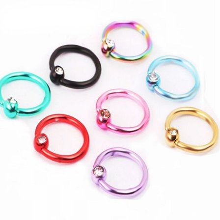 Ring hoop ögonbryn 5 st pack
