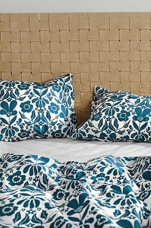 Jotex - Örngott 2-pack 50x60 Cm Ekologisk Blå/naturvit SELJA - Köp Örngott hos Jotex