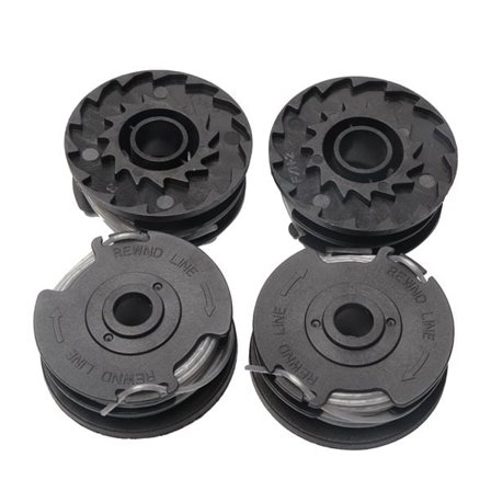 Trimmerspole for Bosch F016800351 - 4-pakning + 1 hette