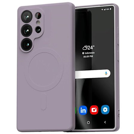 Mercury Mobilskal till Galaxy S25 Ultra MagSafe Semi-Silikon - lila