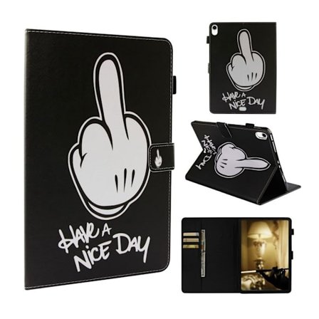 iPad Pro 11 inch (2018) synteetti nakainen suojakotelo missä kuvio ja kortti paikat - Have A Nice Day