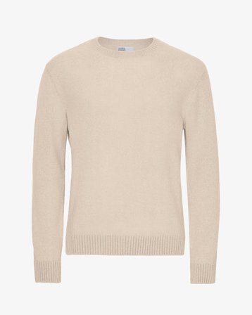 Classic Merino Wool Crew - Ivory White