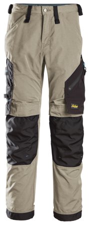 Snickers Workwear 6310 LiteWork Työhousut khaki/musta Khaki/Musta, Vaatteet
