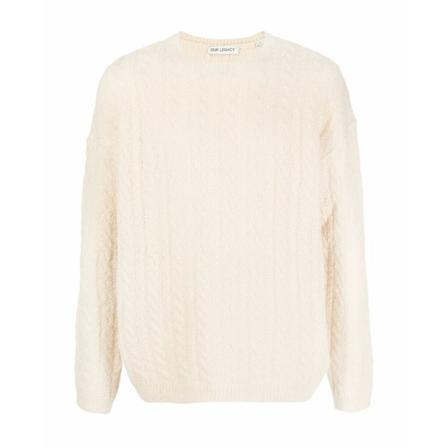 Our Legacy, Round-neck Knitwear Beige, Dames, Maat:L