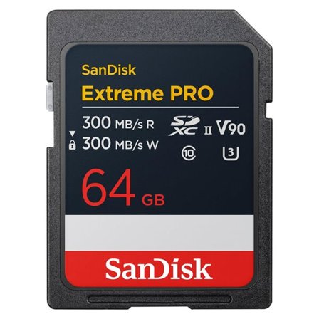 SanDisk Extreme PRO SDXC 64 GB UHS-II V90 klasse 10