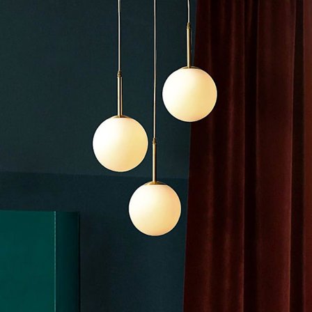 20 cm Yksikokoinen Riippuva Valo Metallipallo Moderni