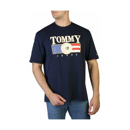 Tommy Hilfiger, T-Shirts Blauw, Heren, Maat:XL