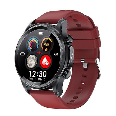 2022 Blodsocker Smart Watch Ecg+ppg Monitoring Blodtryck Kroppstemperatur Smartwatch Herr Ip68 Vattentät Fitness Tracker - Smart Watches