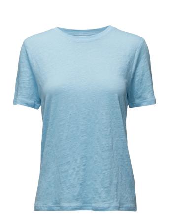 Agnes Tee 6680 T-shirts & Tops Short-sleeved Sininen Samsøe Samsøe