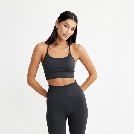 Sports-BH Drop of Mindfulness Sport-BH Grå - Bodyman.dk