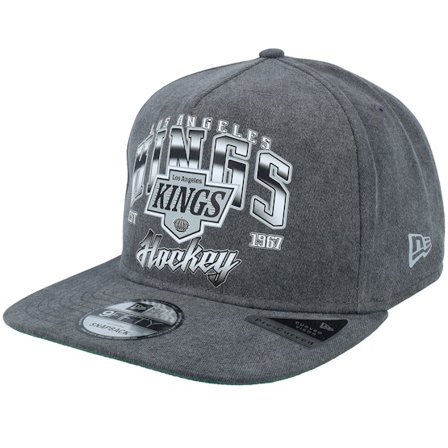 New Era - NHL Svart snapback Keps - Los Angeles Kings 9FIFTY Washed Black A-frame Snapback @ Hatstore
