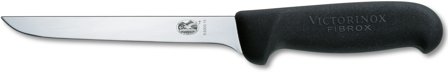 Victorinox Bouneri -kapeateräinen lihankäsittelyveitsi, 15 cm, musta