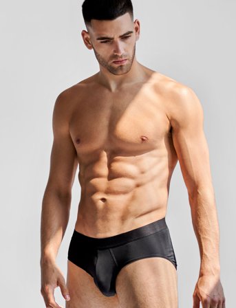 Bread & Boxers 3-Pack Brief - Black - XXL
