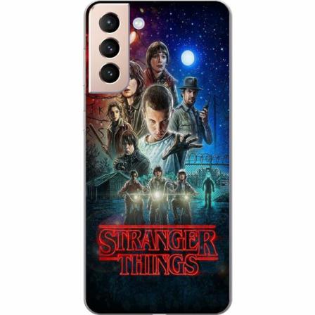 Samsung Galaxy S21 Genomskinligt Skal Stranger Things