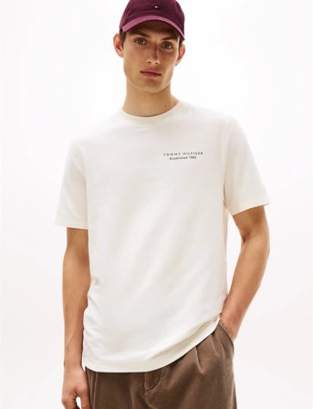 Tommy Hilfiger Photo Print Graphic Tee - White - S