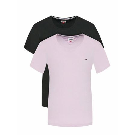 Tommy Jeans, T-Shirts Czarny, Kobieta, Rozmiar: M