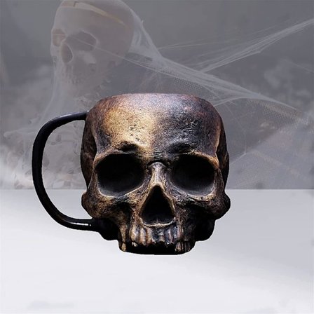 Pääkallomuki, makaaberit kahvimukit/kupit, Halloween-pääkallokoristeet, käsintehty lahjamuki