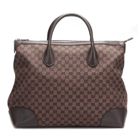 Gucci Vintage Pre-owned Canvas handbags Brun, Dame Vintage Tasker, Størrelse: ONE Size