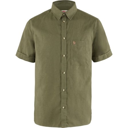 Fjällräven Men's Övik Travel Shirt Ss Men short-sleeved shirts Green S