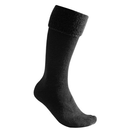Woolpower Socks Knee-high 600 Men hiking socks Black 36-39