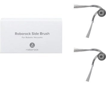 Roborock-RR side Brush 2-armed Gray 2pcs-2-pakning med sidebørster til Roborock robotstøvsugere-Cleaning & Garment Care-Tilbehør til støvsugere
