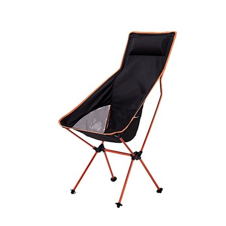 Utendørs sammenleggbar stol Fiskestol ORANGE LARGE