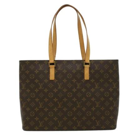 Louis Vuitton Vintage Pre-owned Canvas totes Brun, Dame Vintage Tasker, Størrelse: ONE Size