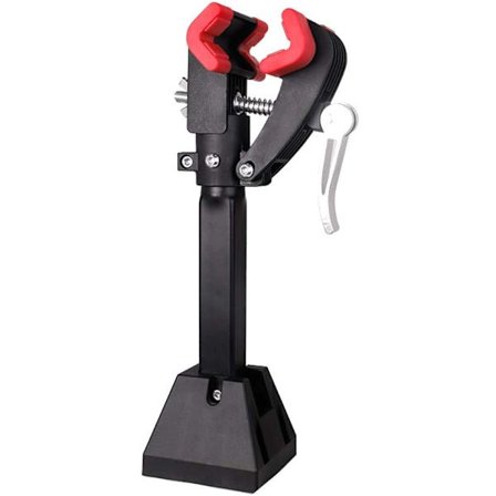 Kompakt Cykelställ, Kraftigt Cykelreparationsställ med Justerbar Klämma, Vikbar Design för Utrymmeseffektiva Reparationer i Alla Miljöer (Passar