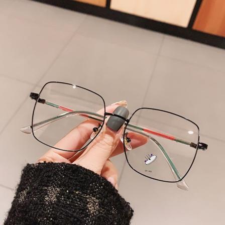 Anti-Blue Light Lasit Ylisuuret silmälasit MUSTA MUSTA Black