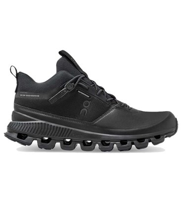On Running Cloud Hi Waterproof Womens All Black