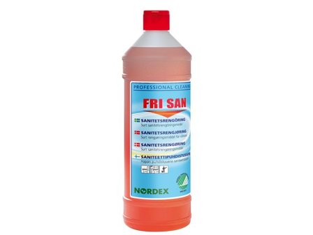 NORDEX Fri San rengörare 1l - Lyreco - Städ och hygien - Rengöringsmedel - Sanitetsrent