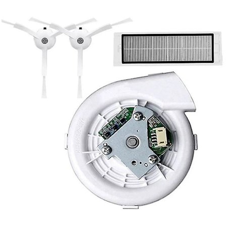 Ny ventilatormotor HEPA-filter sidebørste kompatibel med Xiaomi Roborock S50 S51 [DB]