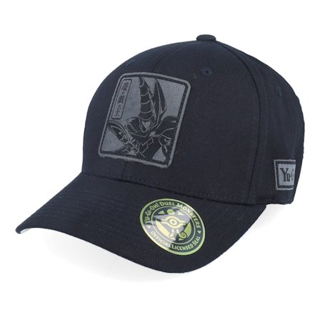 Yu-Gi-Oh! - Svart flexfit Caps - Dark Magician Grey Engraved Black Flexfit - Yu-Gi-Oh @ Hatstore