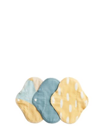 Imse Vimse Panty Liners Classic, Blue Sprinkle 3-Pack - Blue - ONE SIZE