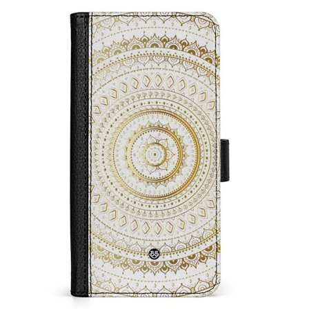 Bjornberry iPhone 15 Fodral - Guld Mandala
