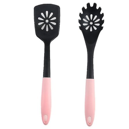 Nylon Kjøkkenredskaper Non-stick Stekespade Skje Tett Mer