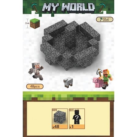 Minecraft Byggeklodser Sæt Magnetisk Byggeklodselegetøj Magnetisk Bræt