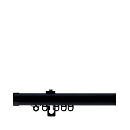 Kirsch Flexi-skena Set Gardiner Svart 160 CM