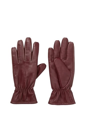 Becksöndergaard Smooth Leather Gloves - Brown - 7.5