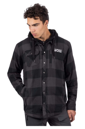 Giacca FXR Timber Insulated Flanella Carbone Nero 4XL