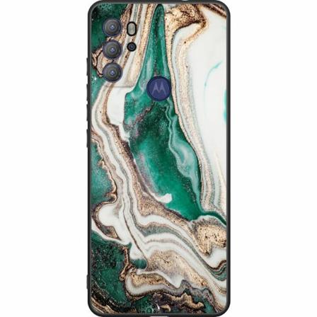 Motorola Moto G60s Svart Skal Grön
