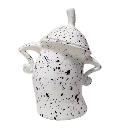 Madopbevaringskrukker Beholder, Legende og Unik Designkrukke med Attitude Køkkenkrukker til Slik Kager Ris Sukker