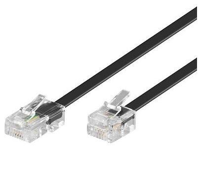 MicroConnect RJ11-RJ45 15M M/M Black
