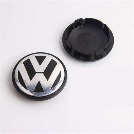 Sæt med 4 VW hjulkapsler, moderne dækmærke